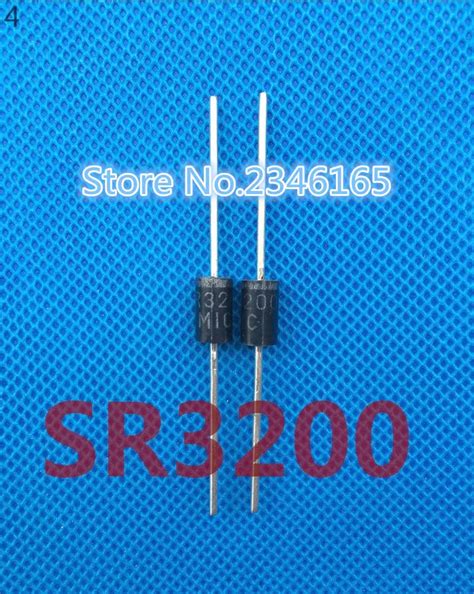 10PCS SR3200 SB3200 3A 200V 쇼트 키 다이오드|반도체 집적회로| - AliExpress