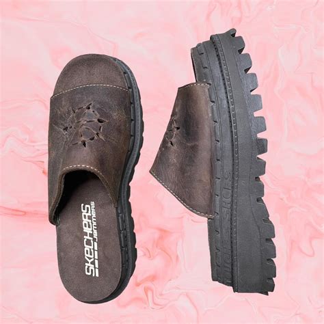 Skechers Women's Brown Sandals | Depop