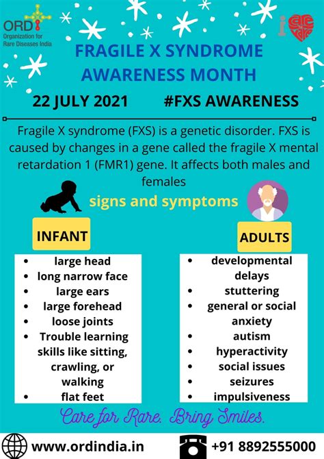 Fragile X Syndrome Ord India