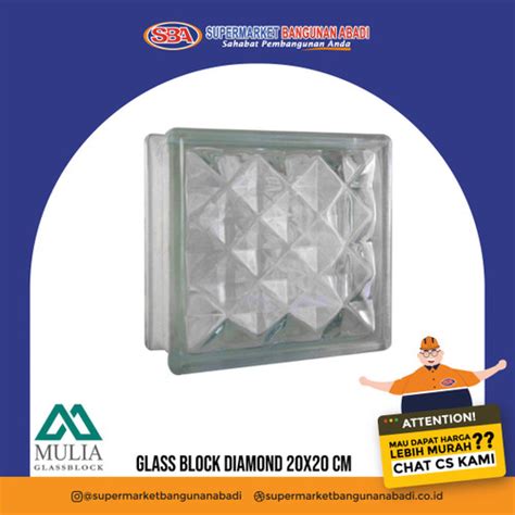 Promo Glassblock Glassblok Glass Block Mulia Diamond 95021 Kota Tangerang Selatan Super