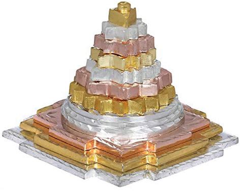 Exotic India Shri Yantra Maha Meru Brass Statue Walmart