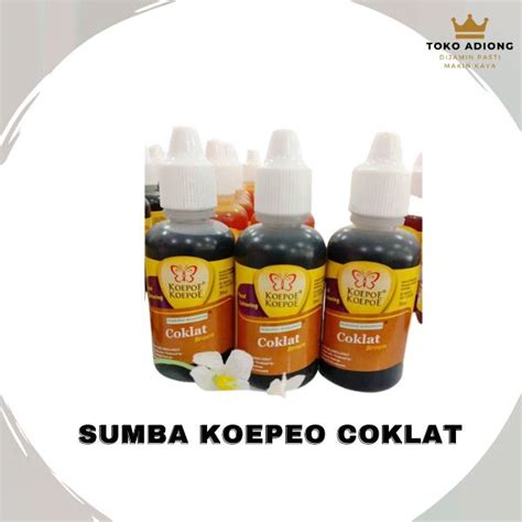 Jual PEWARNA KOEPOE KOEPOE KOPI COKLAT 30ML SUMBO KOEPOE WATER BASE