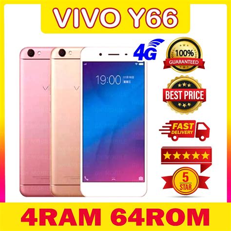 VIVO Y66 4GBRAM 64GBROM ANDROID 6 3000MAH BATTERY ML PUBG SEMUA BLH