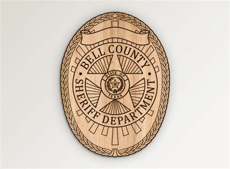 Bell County Texas Sheriffs Department Badge SVG Vector Files | Vector911