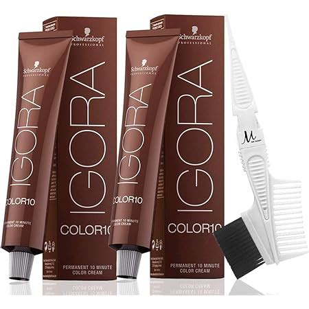Amazon Igora Color 10 7 00 Medium Blonde Natural Extra Permanent 10 Minute Hair Colors And