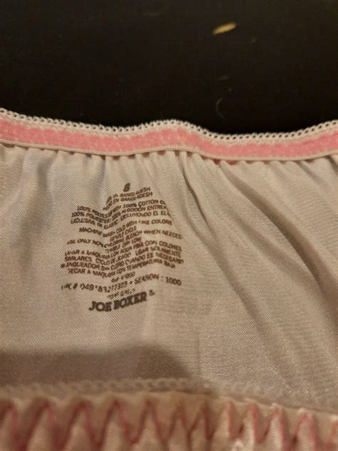 Vintage Joe Boxer Satin String Bikini Panty