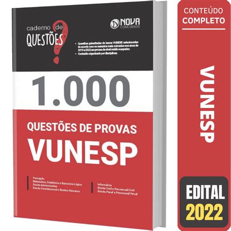 Livro De Quest Es Gabaritadas Da Vunesp Quest Es De Provas Solu O