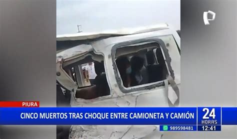 Tragedia en Piura accidente de tránsito en la