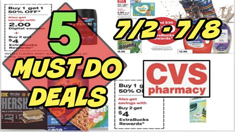 CVS MUST DO DEALS THIS WEEK 7 2 7 8 Savvy Coupon Shopper