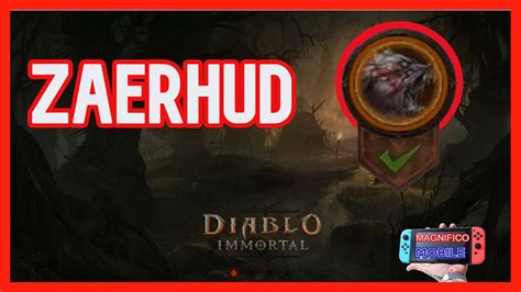 LOGRO ZAERHUD DIABLO IMMORTAL YouTube