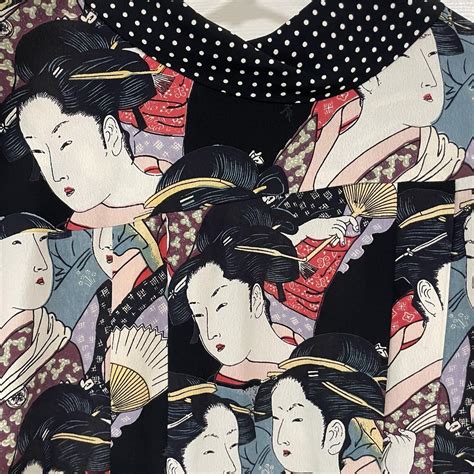 Rare Vintage Marla Duran Geisha Blouse Depop