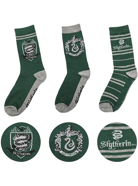 Slytherin Socken Er Pack Harry Potter Offizielle F R Fans Funidelia