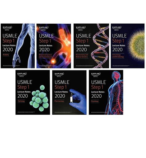 Buy Kaplan Usmle Step 1 Lecture Notes 2020 7 Book Set