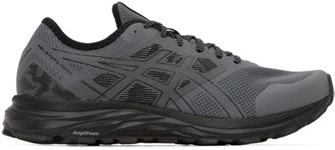 Gray Gel-Excite Trail Sneakers by Asics on Sale
