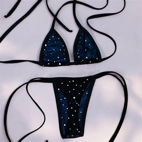 Sheer Mesh Micro Bikini Etsy