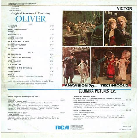 , John green, lionel bart by Oliver! Original Soundtrack Recording, LP with grigo - Ref:117129107