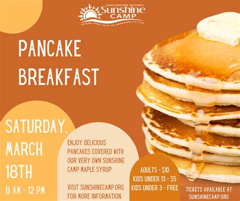 Pancake Breakfast Rochester Rotary