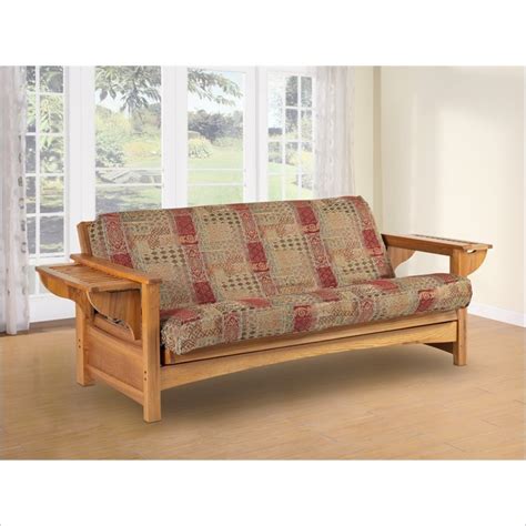 Lifestyle Solutions Townsend Solid Oak Futon Frame Ebay