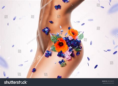 722 Naked Woman Flower Orange Images Stock Photos 3D Objects Vectors Shutterstock