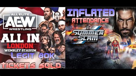 WWE Faking Attendance Numbers AEW Hits 80K For ALL In The