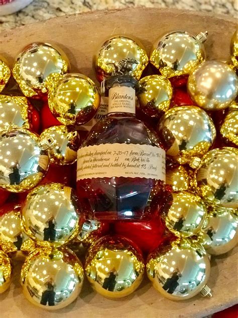 Merry Christmas Blantons Bourbon Alcoholic Drinks Bourbon