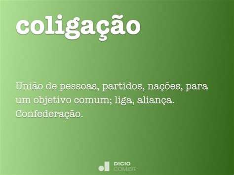 Coligação Dicio Dicionário Online de Português