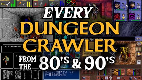 Dungeon Crawler Compilation EVERY 80 S And 90 S Grid Based Pseudo 3D