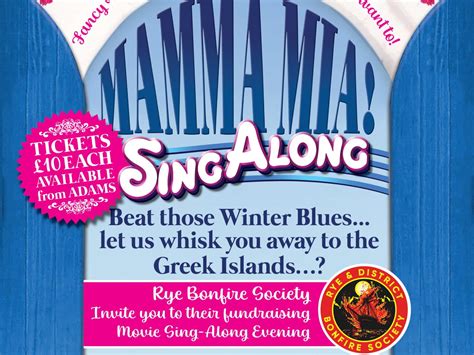 Mamma Mia – it’s a bonfire sing along! | Rye News