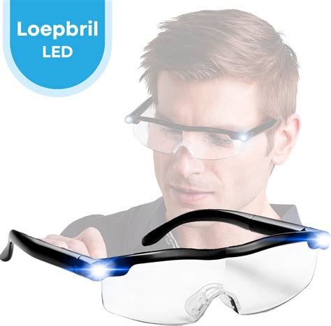 FOXLY® Vergrootglas Bril met Ledverlichting - Loepbril - Vergrootbril