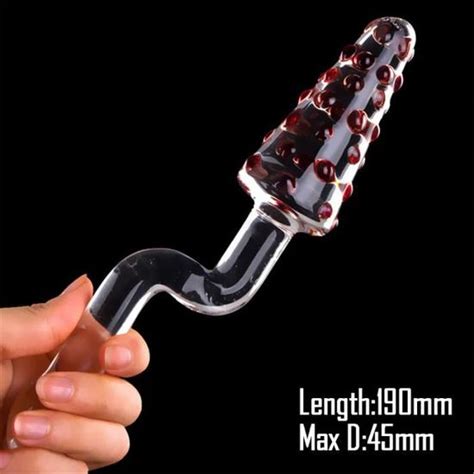 N verre Pyrex faux pénis cristal perles anales godemichet Anal masseur