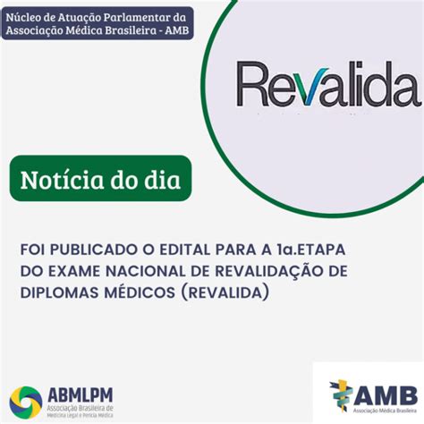 Exame Nacional De Revalidação De Diplomas Médicos - EDITAL PARA A 1a.ETAPA DO EXAME NACIONAL DE REVALIDAÇÃO DE DIPLOMAS ...