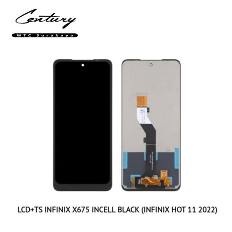 Jual LCD TS KOMPATIBLE INFINIX X675 INCELL BLACK INFINIX HOT 11 2022