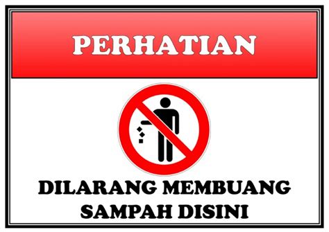 dilarang membuang sampahdocx