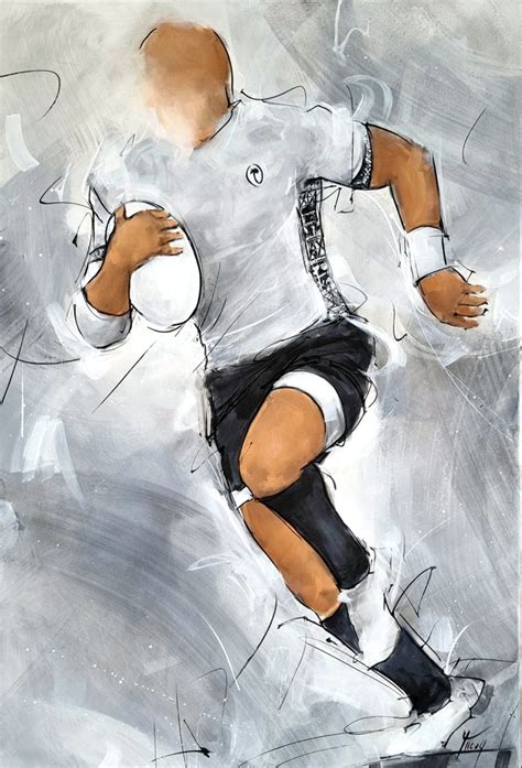Flying Fijians Rugby Painting Sport Painting By Lucie Llong