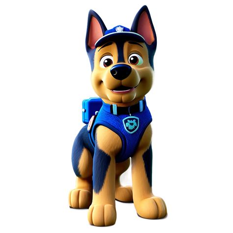 chase german shepherd paw patrol png rqr wallpaperscom
