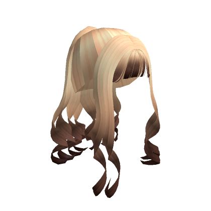 Blonde To Brown Curly Girl Hair Roblox