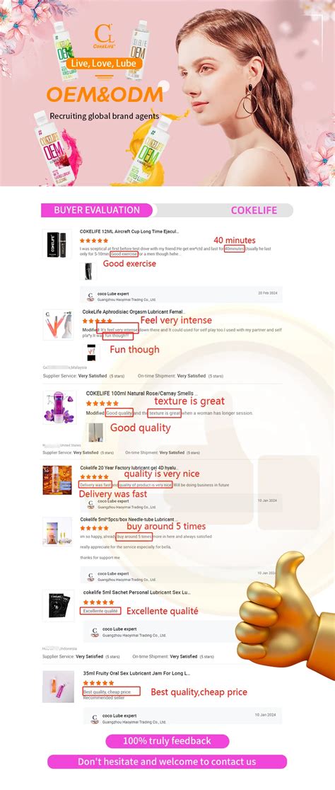 Cokelife Ml Oem Brand Women Female Orgasmic Gel Eenhanced Tightening Vagina Lubricant Yoni Gel