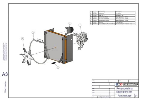 fan package exploded view   sustainable building home appliance