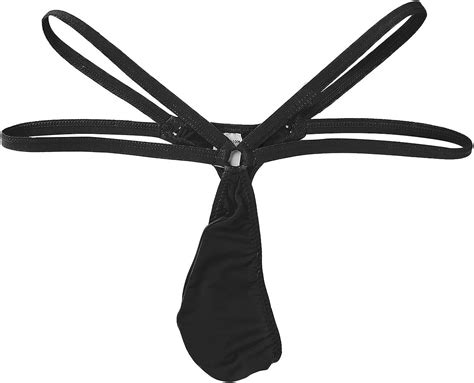 IEFiEL Men S Double Waist Straps Bulge Pouch Low Rise Bikini Coverage G