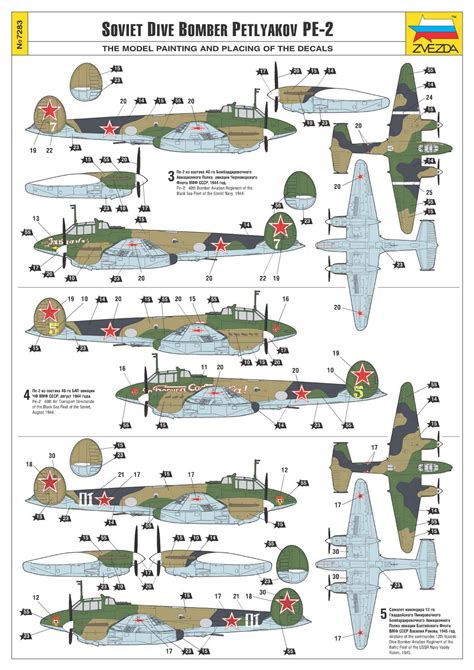 Обзор: Советский пикирующий бомбардировщик Пе-2 от Звезды в 72 масштабе