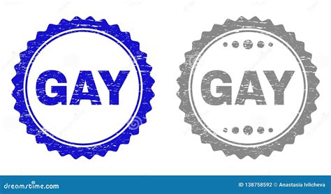 Sellos Texturizados Gay Del Sello Del Grunge Ilustraci N Del Vector Ilustraci N De Palabra