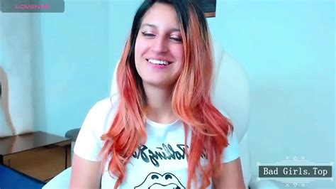 Very Hot Red Long Hair Busty Teen Webcam Solo