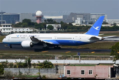 B 1567 Xiamen Airlines Boeing 787 9 Dreamliner Photo By D Y6888 ID