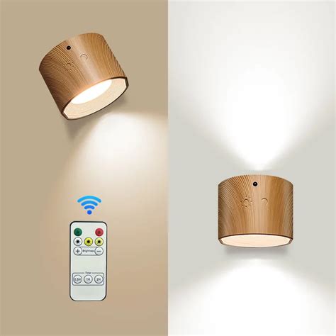 L Mpara Led De Pared Recargable Con Control Remoto T Ctil Candelabro De