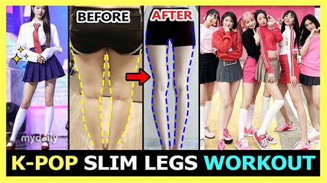 🔥k Pop Slim Legs Workout Lose Leg Fat Slim Thighs And Calves Get Inner Thigh Gap Elongate