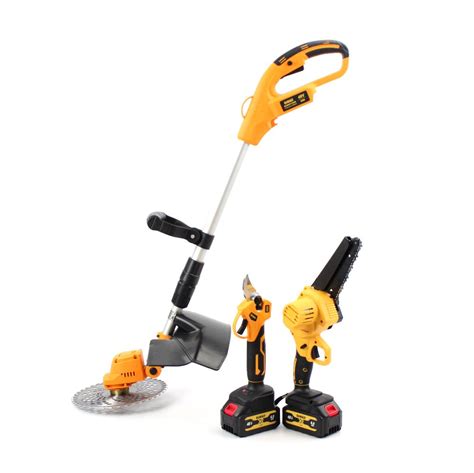 Аккумуляторный набор 3в1 DeWalt 48V (триммер DCMST156N + мини пила ...