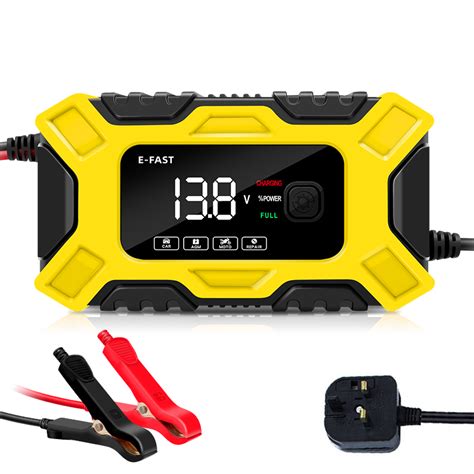 Tk 300 Digital 12v 6a Smart Battery Charger With Led Display Motorcycle And Car Battery Charger