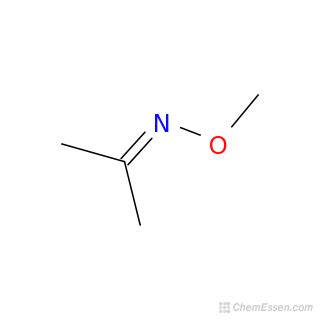 2-Propanone, o-methyloxime Structure - C4H9NO - Over 100 million ...