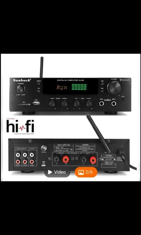 Sunbuck Amplifier, Audio, Soundbars, Speakers & Amplifiers on Carousell