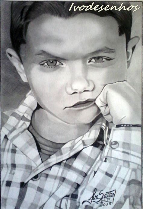 Desenhos De Meninos Realistas - 9